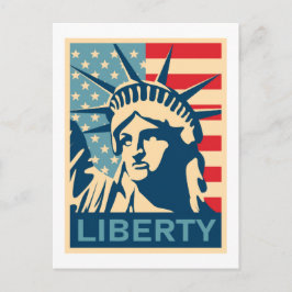 Postal Bandera Americana