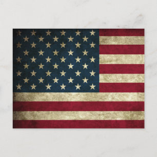 Postal Bandera Americana