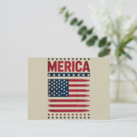 Bandera Americana 4 de Julio Merica