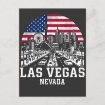 Bandera americana de la ciudad de Las Vegas Nevada