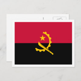 Postal Bandera angoleña, Bandera de Angola