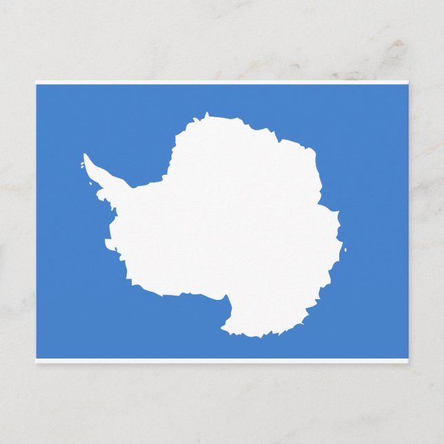 Postal Bandera antártica (Anverso)