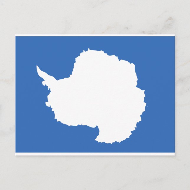 Postal Bandera antártica (Anverso)