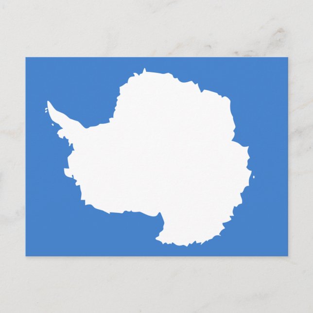 Postal Bandera antártica (Anverso)