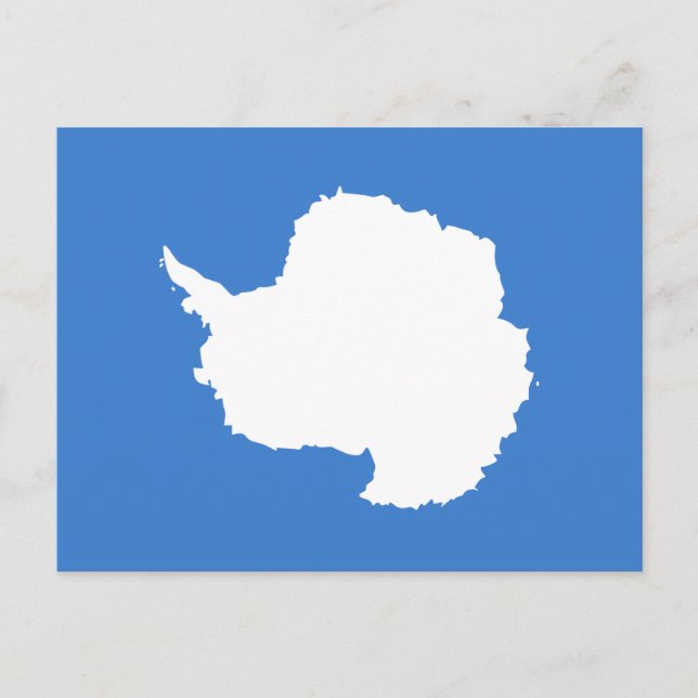 Postal Bandera antártica patriótica (Anverso)