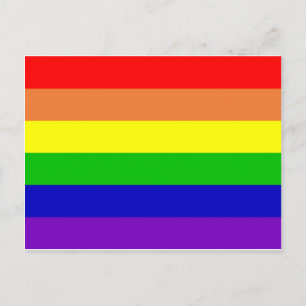Postal Bandera arco iris