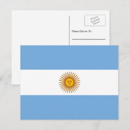 Postal Bandera Argentina, Bandera de Argentina