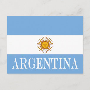 Postal Bandera argentina Bandera De Argentina
