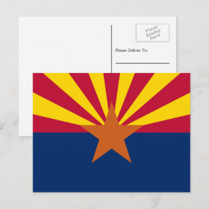 Postal Bandera Arizonana, Bandera de Arizona