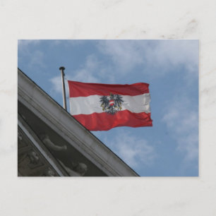 Postal bandera austria fly