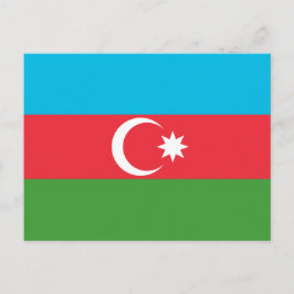 Postal Bandera azerbaiyana, Bandera de Azerbaiyán