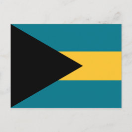 Postal Bandera bahameña, bandera de las Bahamas