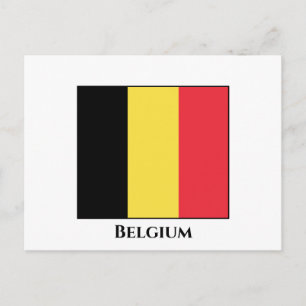 Postal Bandera belga