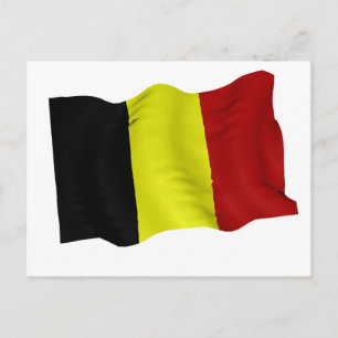 Postal Bandera belga