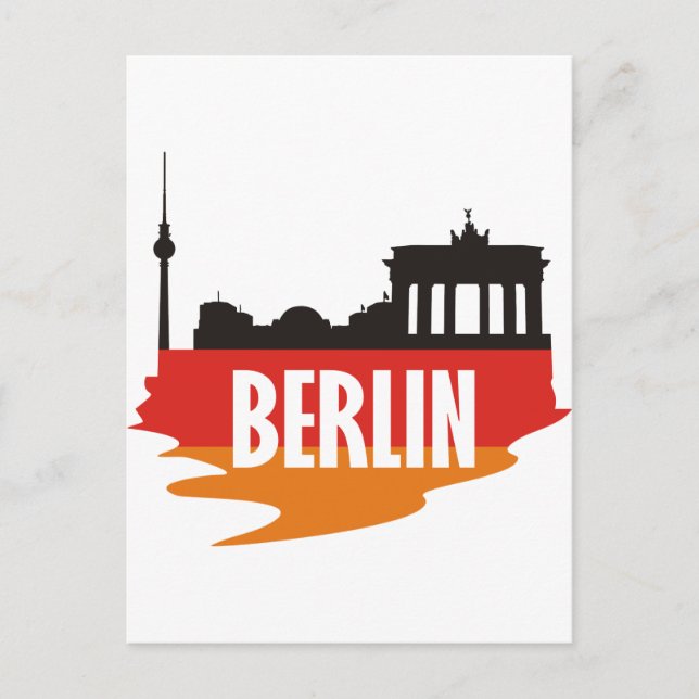 Postal Bandera Berlín (Anverso)