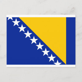 Postal Bandera bosnia, Bandera de Bosnia y Herzegovina