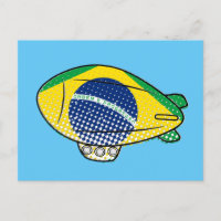 Bandera Brasileña Blimp Balón En Personalizado De 