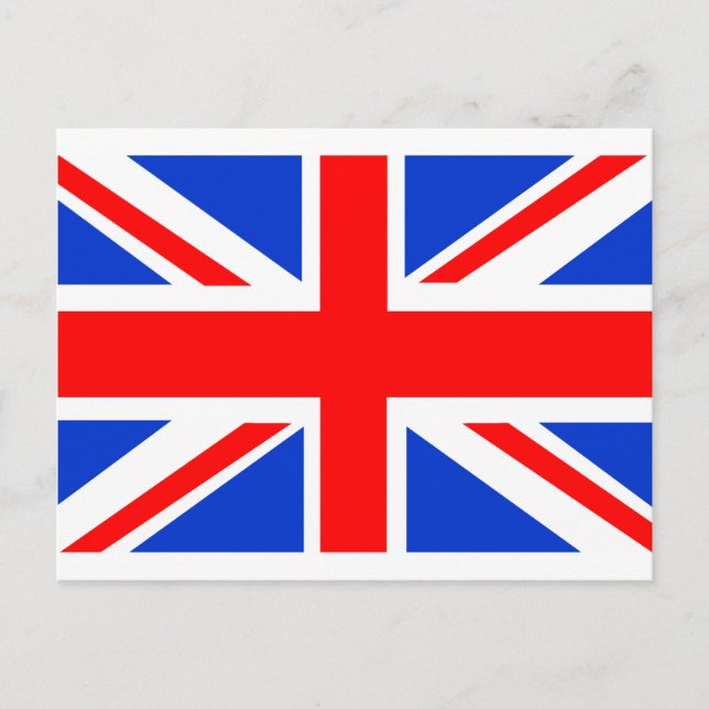 Postal Bandera británica (Anverso)