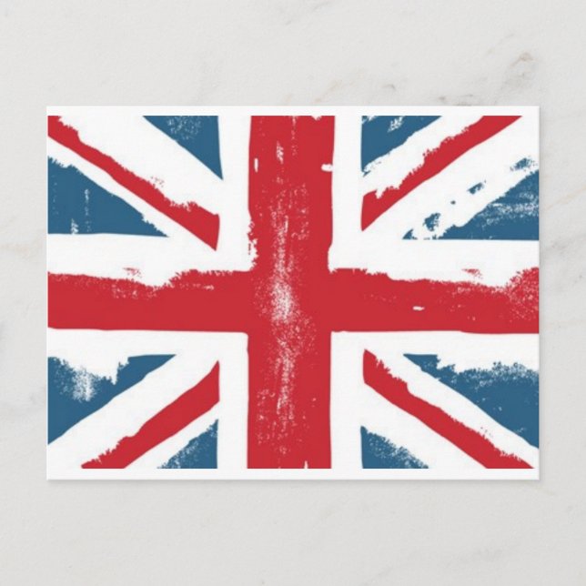 Postal Bandera británica (Anverso)