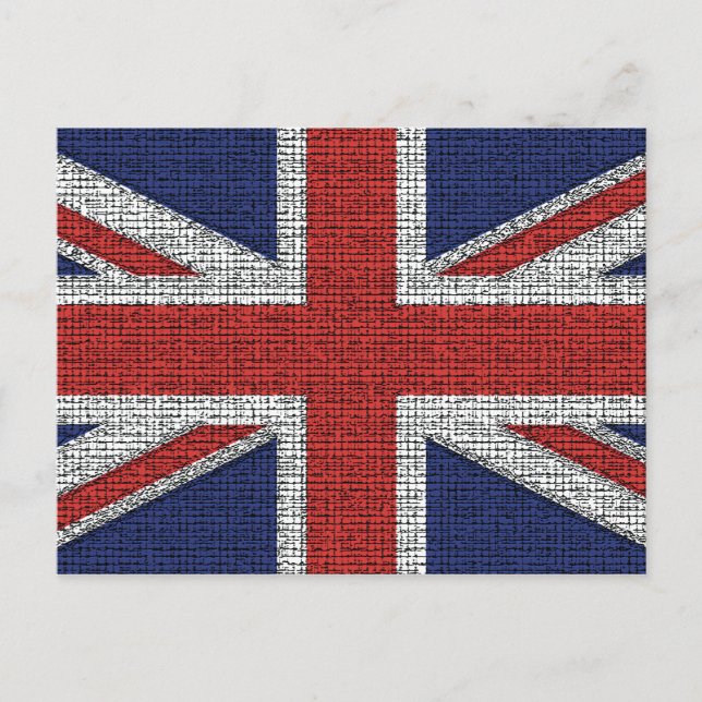 Postal Bandera británica atada (Anverso)