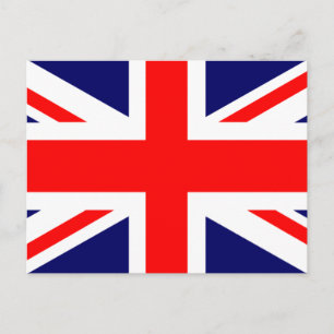 Postal Bandera británica Union Jack