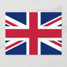Postal Bandera británica Union Jack