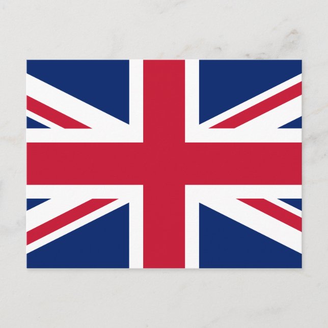 Postal Bandera británica Union Jack (Anverso)