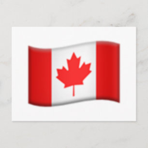 Postal Bandera canadiense - Emoji
