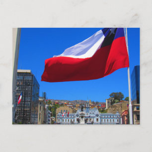 Postal bandera ciudadana de valparaíso
