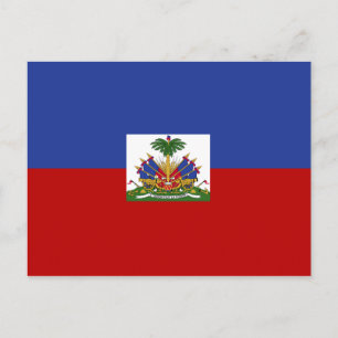 Postal Bandera clásica haitiana