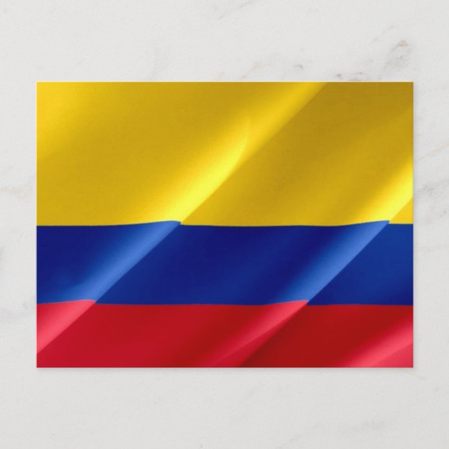 Postal Bandera colombiana - (Anverso)