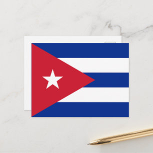 Postal Bandera Cubana, La Habana, Fidel Castro, Che Gueva