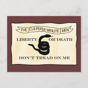 Postal Bandera Culpeper Minutemen