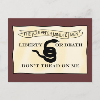 Postal Bandera Culpeper Minutemen
