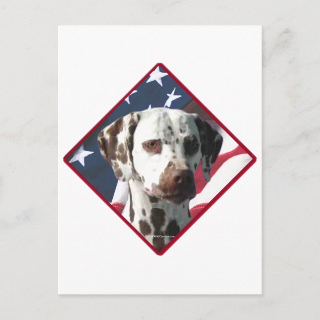 Postal Bandera dálmata 2 (Anverso)