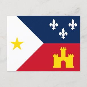 Postal Bandera de Acadiana