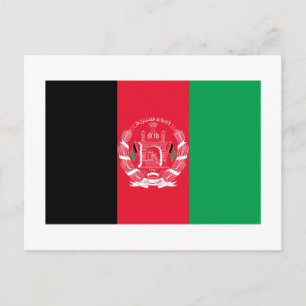 Postal Bandera de Afganistán
