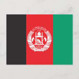 Postal Bandera de Afganistán