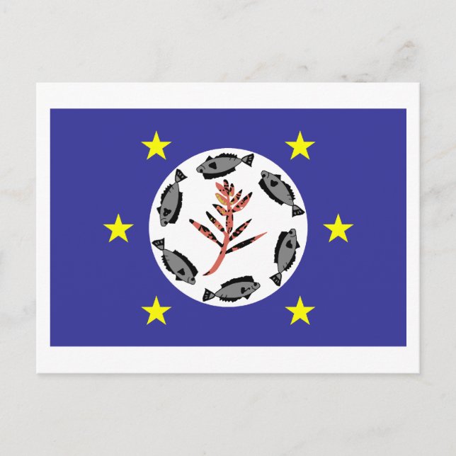 Postal Bandera de Airai (Anverso)