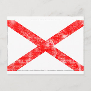 Postal Bandera de Alabama (con problemas)