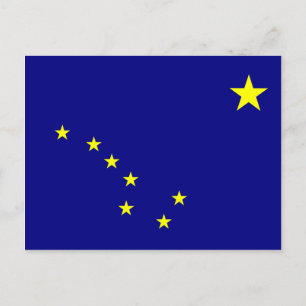 Postal Bandera de Alaska