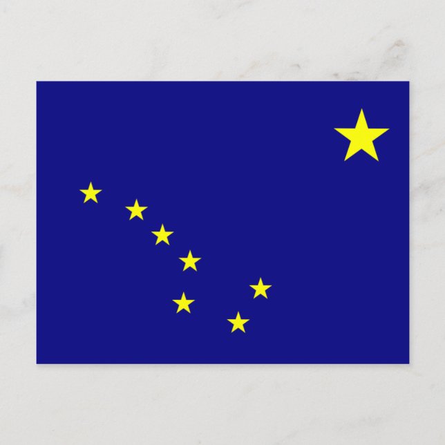 Postal Bandera de Alaska (Anverso)