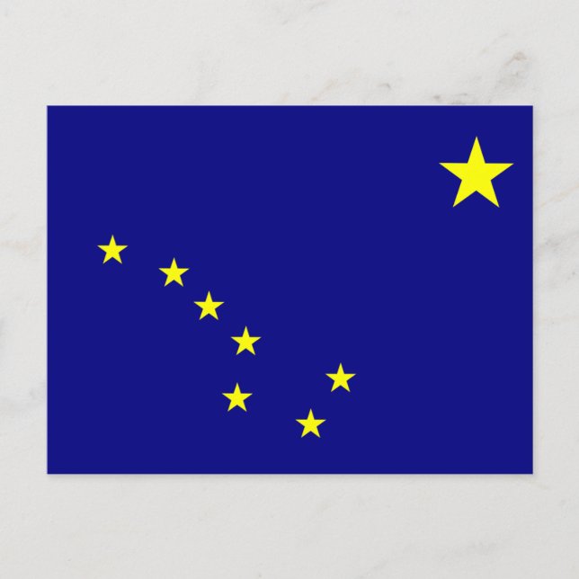 Postal Bandera de Alaska (Anverso)