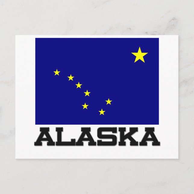 Postal Bandera de Alaska (Anverso)
