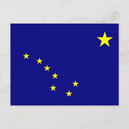 Postal Bandera de Alaska