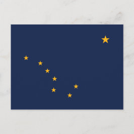 Postal Bandera de Alaska