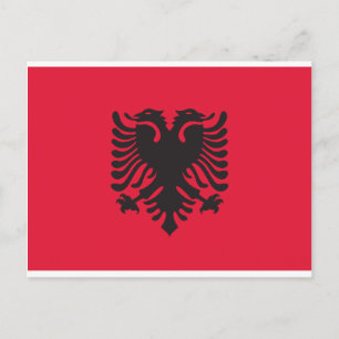 Postal Bandera de Albania