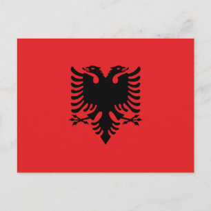 Postal Bandera de Albania