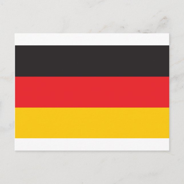 Postal Bandera de Alemania (Anverso)