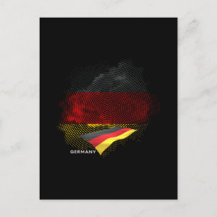 Postal bandera de Alemania